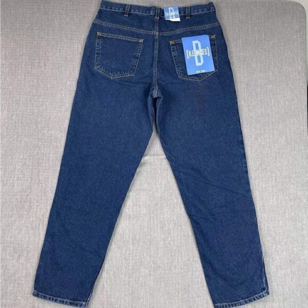 Vintage 90’s BE Blues Relaxed Fit Tapered Denim Jeans NWT Men’s Size 36x30